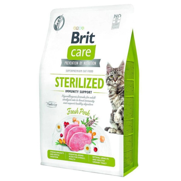 BRIT CARE CAT GRAIN-FREE STERILIZED IMMUNITY 2kg sucha karma dla kotów sterylizowanych