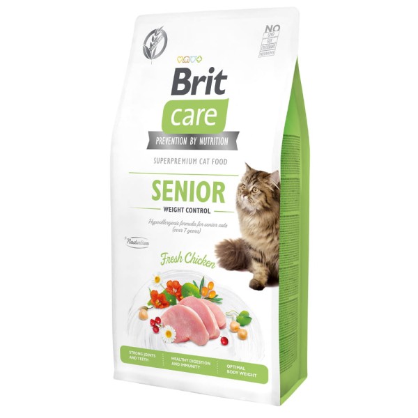 BRIT  CARE CAT GRAIN-FREE SENIOR 2kg sucha karma dla kotów