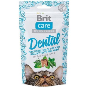 BRIT CARE CAT SNACK DENTAL 50g przysmak dla kotów dentystyczny