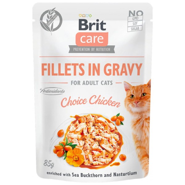 BRIT CARE CAT FG CHOICE CHICKEN POUCH 85g mokra karma dla kota