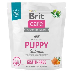 BRIT CARE DOG GRAIN-FREE PUPPY SALMON 1kg karma such dla szczeniąt