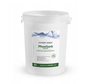 Hydroidea PhosSorb Granules 25L Wiąże Fosforany Usuwa Glony 