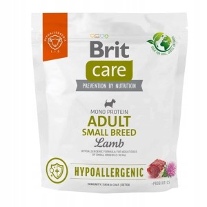BRIT CARE DOG HYPOALLERGENIC ADULT SMALL LAMB 1kg sucha karma dla psa