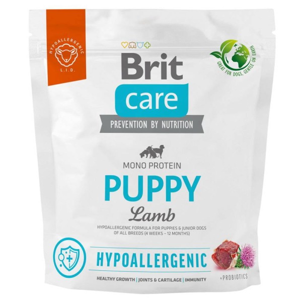 BRIT CARE DOG HYPOALLERGENIC PUPPY LAMB 1kg sucha karma dla psa
