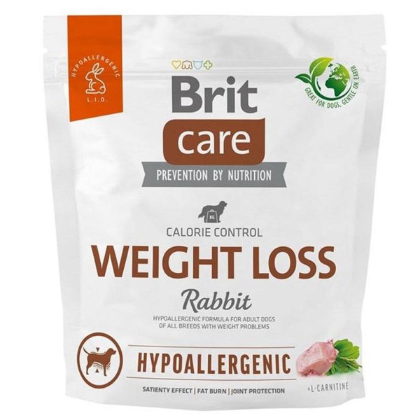 BRIT CARE DOG HYPOALLERGENIC WEIGHT LOSS 1kg sucha karma dla psa