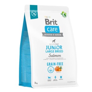 BRIT CARE DOG GRAIN-FREE JUNIOR LB SALMON 3kg sucha karma dla psów