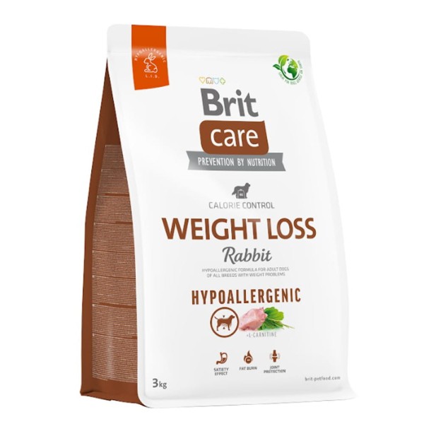 BRIT CARE DOG HYPOALLERGENIC WEIGHT LOSS 3kg sucha karma dla psa