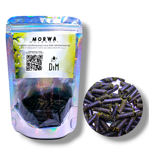 DIM MORWA 100% pałeczki 30g pokarm dla ryb i skorupiaków w akwarium