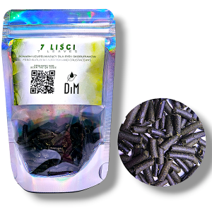 DIM 7 LIŚCI pałeczki 30g pokarm dla ryb i skorupiaków w akwarium