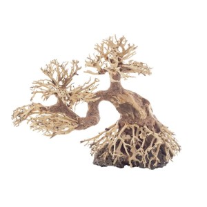 Drzewko BONSAI 30x13x23cm naturalna ozdoba do akwarium preparowana BT8L 