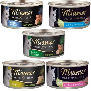 MIAMOR ZESTAW 5x80g puszka feline filets mokra karma dla kota