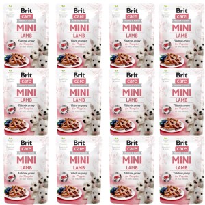 BRIT CARE MINI POUCH PUPPY LAMB PAKIET 12x85g karma mokra dla szczeniąt