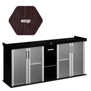 Diversa modern szafka pod akwarium profilowana 200x60x77 WENGE