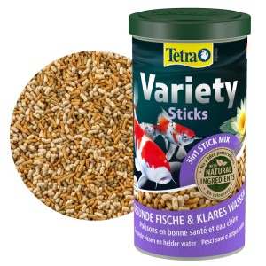 TETRA POND STICKS VARIETY 1L Mix 3 POKARMÓW RYB OCZKO WODNE
