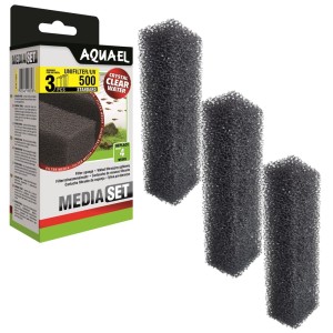 Aquael gąbka do filtra unifilter / uv 500 komplet 3szt