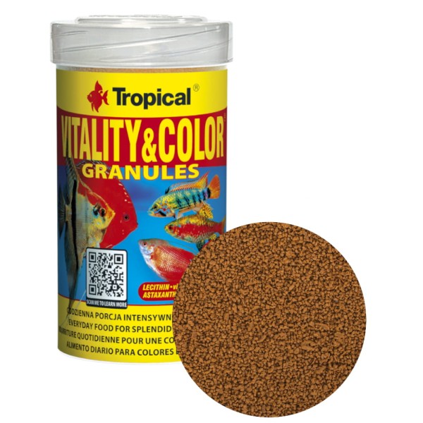 Tropical Vitality&Color Granulat 250ml / 138g Pokarm wybarwiający dla ryb