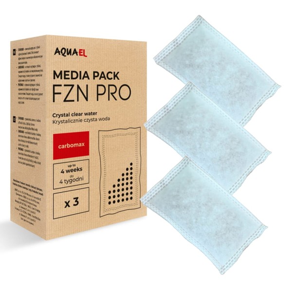 Wkład CarboMax do filtra Aquael FZN-PRO 3szt węgiel aktywny