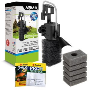 AQUAEL PAT MINI FILTR WEWNĘTRZNY 450L/H + gęsta gąbka