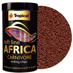 Tropical Soft Line Africa Carnivore S Pokarm Dla Ryb Tonące Pałeczki 250ml