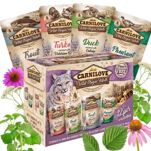 CARNILOVE CAT POUCH MULTIPACK 12x85g karma mokra dla kotów