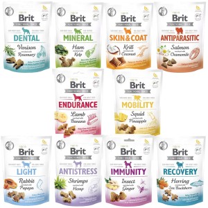 BRIT CARE DOG FUNCTIONAL SNACK ZESTAW 10x150g mix przysmaki dla psa
