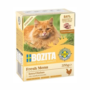 BOZITA Sterylised karma dla kota extra kurczak w sosie kartonik 370g