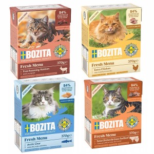 BOZITA Sterylised karma dla kota mix smaków pakiet 4x370g