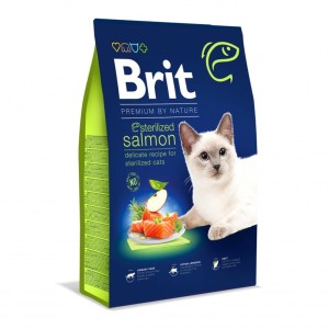 BRIT CAT DRY PREMIUM STERILIZED SALMON 1,5kg sucha karma dla kota