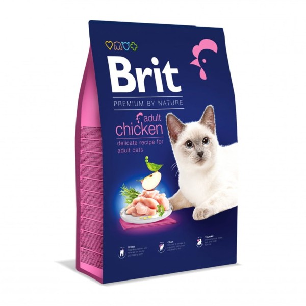 BRIT CAT DRY PREMIUM ADULT CHICKEN 1,5kg sucha karma dla kota