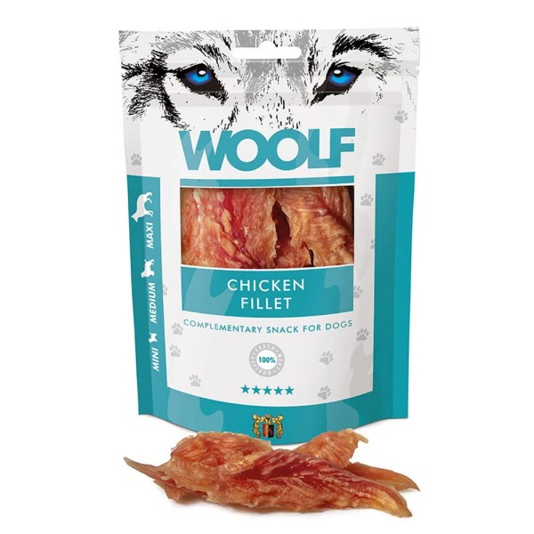 Woolf Chicken Chicken Fillet 100g przysmak dla psa kurczak
