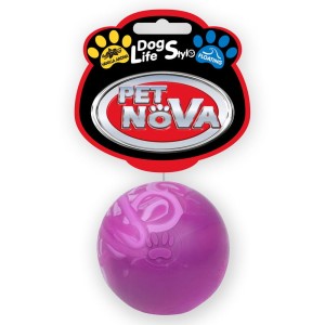 PetNova zabawka dla psa twarda wytrzymałą piłka 8cm