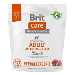 BRIT CARE DOG HYPOALLERGENIC ADULT MEDIUM LAMB 1kg sucha karma dla psa
