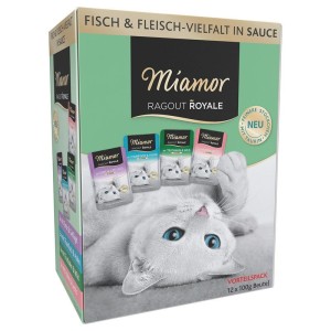 PAKIET Miamor karma dla kota w sosie mix 12x100g
