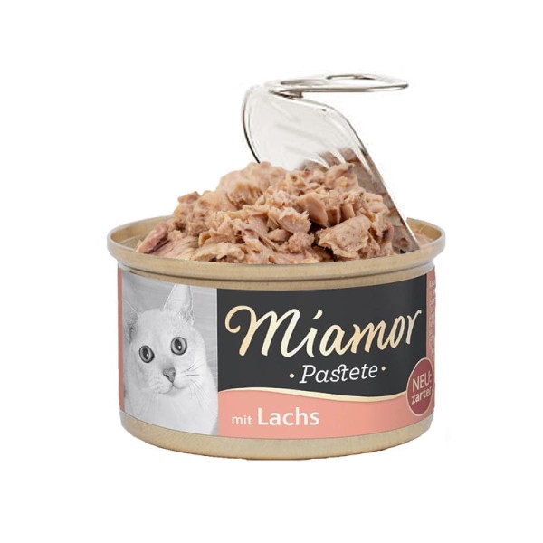 Miamor pastete puszka łosoś 85g mokra karma kot