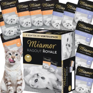 Miamor ragout royale jelly 12x100g drób wołowina
