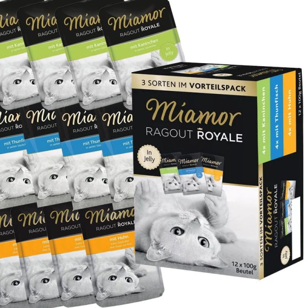 Miamor ragout royale 12x100g mix smaków galaretka