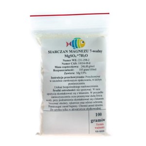 Magnez MgSO4*7H2O - czysty 99,9% 100g