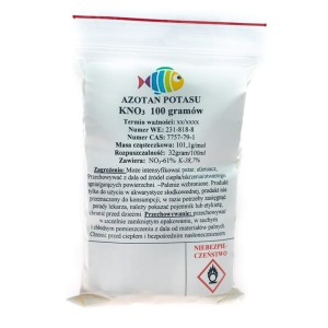 Azot KNO3 Azotan Potasu czysty 99,9% 100g