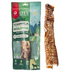 MACED Suszona tchawica wołowa 1szt naturalny przysmak dla psa