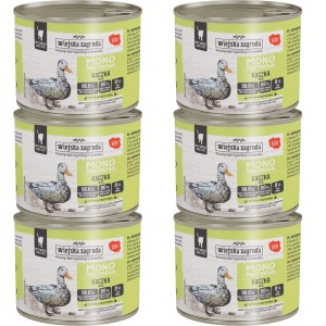 Wiejska Zagroda mokra karma MONOBIAŁKOWA dla Kota Kaczka 6x200g