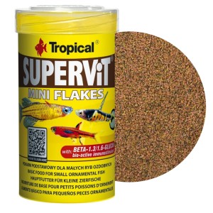 Tropical SuperVit Mini Flakes 250ml drobny pokarm dla ryb