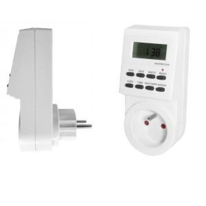 Programator Czasowy Cyfrowy LCD ZeXt PC3C 7 Dniowy 8 Programów 3500W