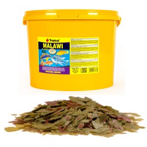 Tropical Malawi Pokarm w Płatkach Dla Pyszczaków Wiadro 11L/2kg