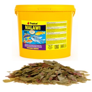 Tropical Malawi Pokarm w Płatkach Dla Pyszczaków Wiaderko 5L/1kg