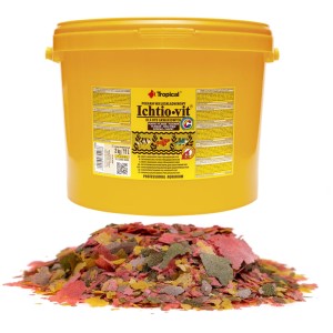 Tropical Ichtio-Vit Pokarm Podstawowy Dla Ryb Wiaderko 11L/2kg