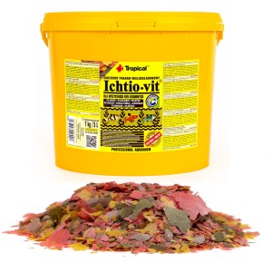 Tropical Ichtio-Vit Pokarm Podstawowy Dla Ryb Wiaderko 5L/1kg