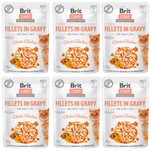Brit Care FG Choice Chicken Pouch ZESTAW 6x85g mokra karma dla kota