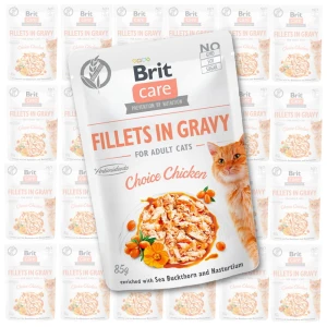 Brit Care FG Choice Chicken Pouch ZESTAW 24x85g mokra karma dla kota