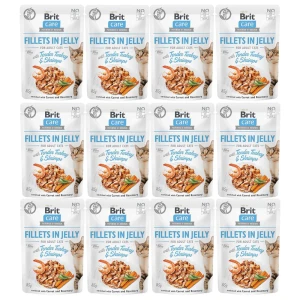 Brit Care Cat Fj Tender Turkey&Shrimps Pouch 12x85g karma dla kota 