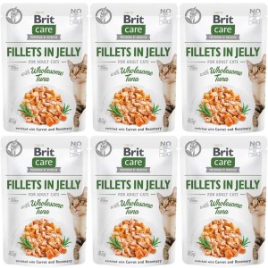 Brit Care Cat FJ Wholsome Tuna Pouch ZESTW 6x85g karma mokra dla kota